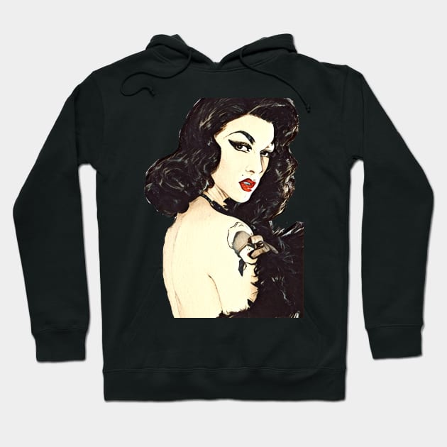 Violet Chachki Hoodie by awildlolyappeared